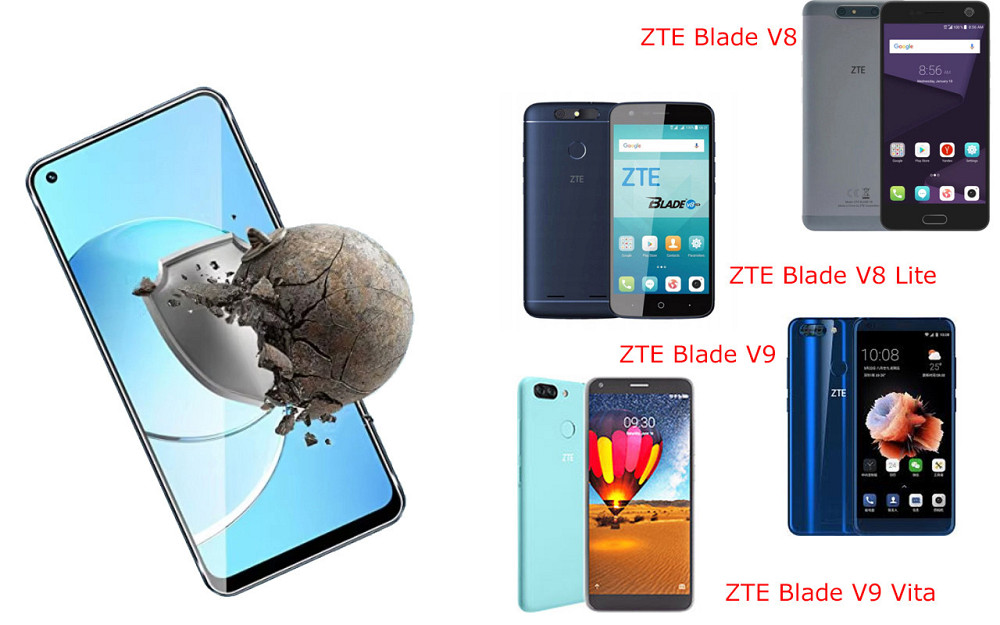 Захисне скло DefenzoGlass для ZTE Blade V8, V8 Lite, V9, V9 Vita – подвійна міцність Київ - фото 2