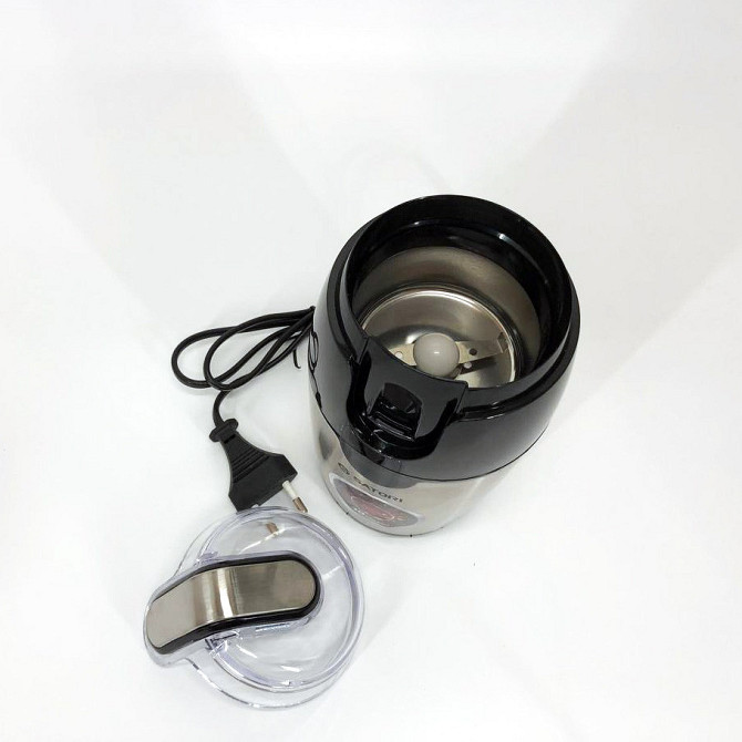 Електрична кавомолка подрібнювач SATORI SG-2510-SL 120 Вт, Млин для DN-729 кавових зерен Київ - фото 8