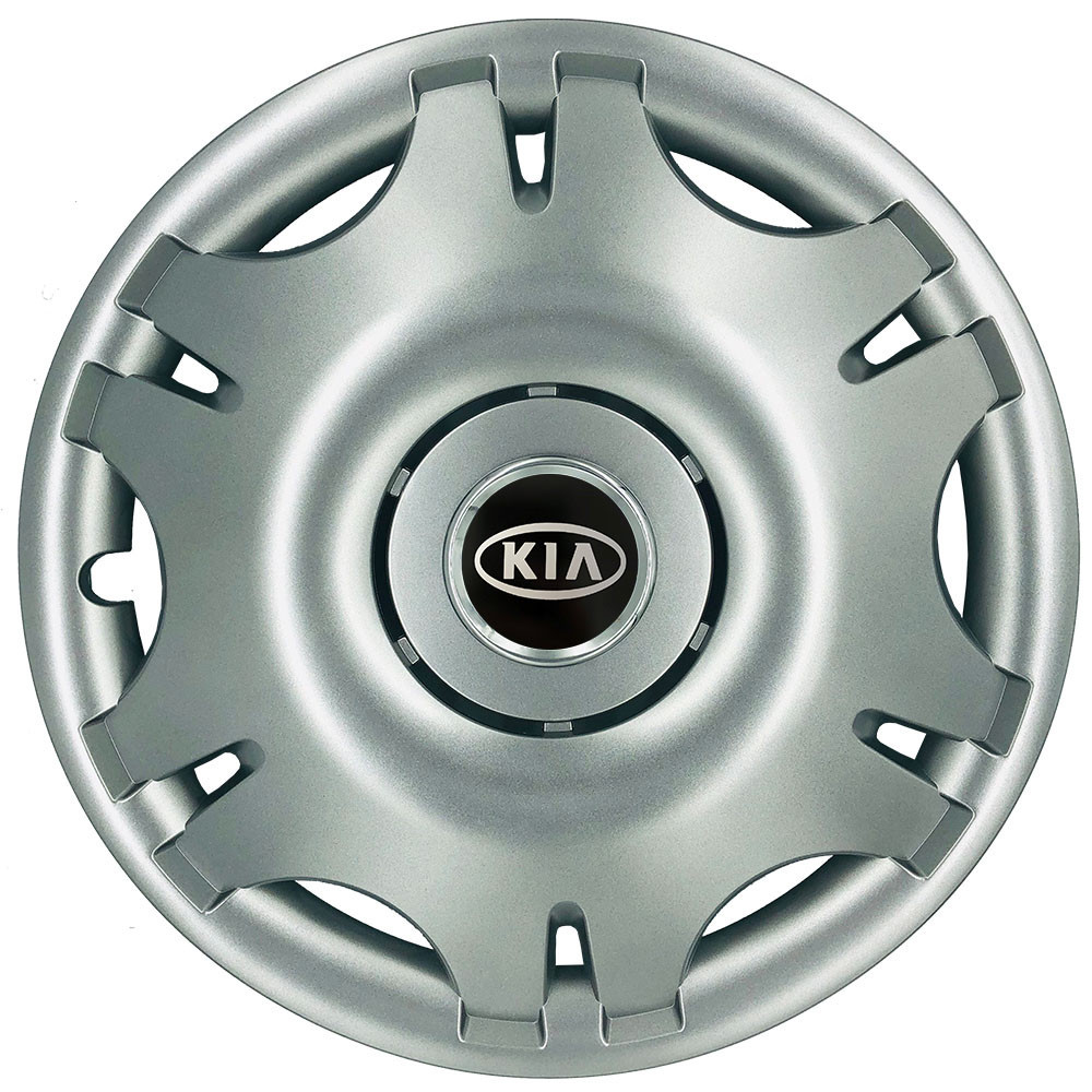 Автомобильные модельные колпаки R15 Kia 305 4шт, SJS, серебряные Киев - изображение 1