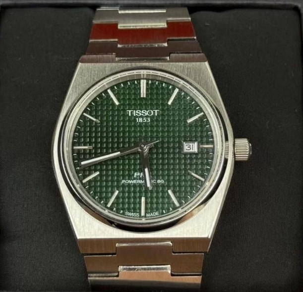 Преміумгодинник timsot powermatic 80 зелений. Київ - фото 2