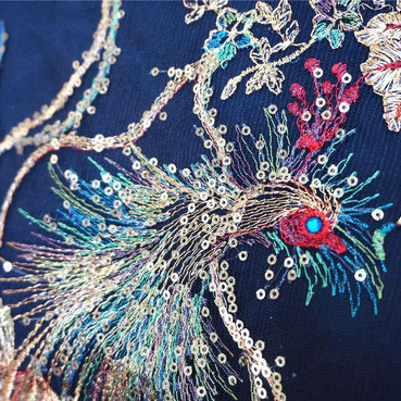 Аппликация для одежды большая Птица Киев - изображение 2