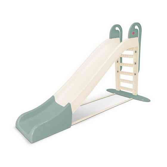 Велика дитяча гірка для катання 014550/23 кремово-м'ятна, 243 см Вінниця