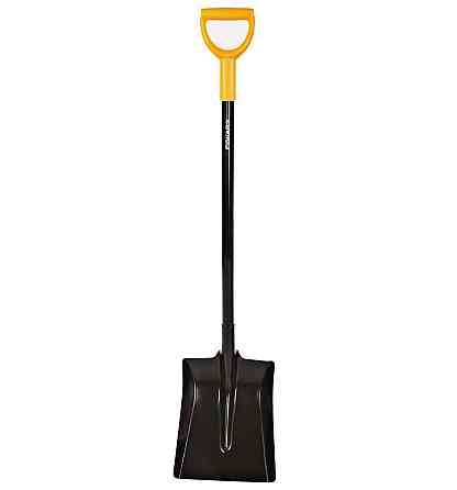 Совкова Лопата для бетону Fiskars "Solid" (1001580/132911/1067518) Шведська сталь Нововолинськ