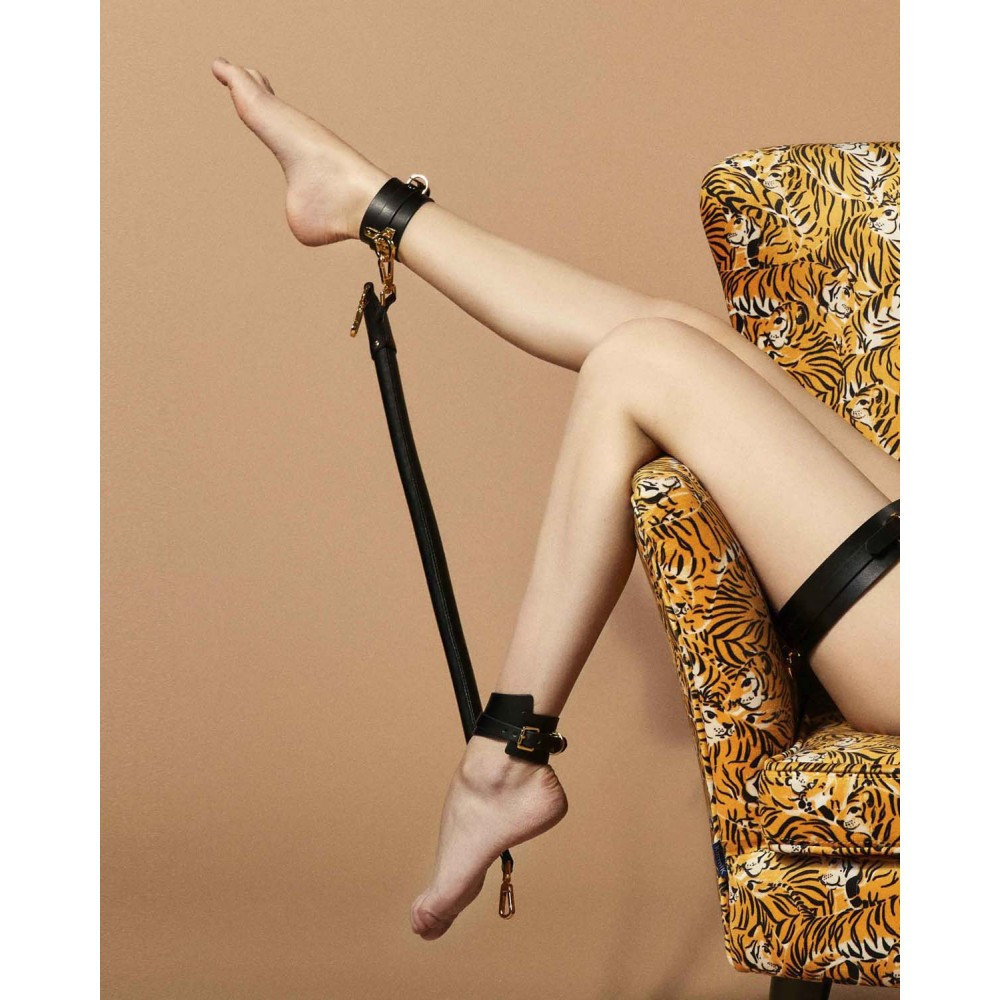Распорка итальянская кожа UPKO Spreader Bar, черная Sex Aura Киев - изображение 1