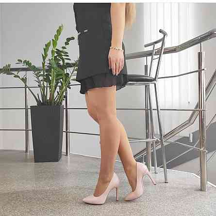 Nivelle Туфлі жіночі NIVELLE пудра натуральна шкіра 35р.-38р. каблук 10см (1826/91-9535) Коломия