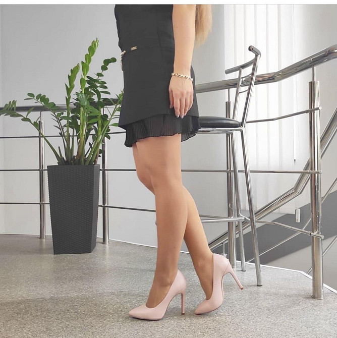 Nivelle Туфлі жіночі NIVELLE пудра натуральна шкіра 35р.-38р. каблук 10см (1826/91-9535) Коломыя - изображение 2