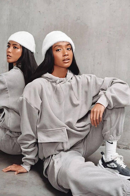 Женский трендовый костюм двойка из вельвета 48/50 Одесса - изображение 4