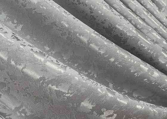 Комплект штор VR-Textil Льон Мармур 150х270 2шт і Тюль 600х270 1263ш-115т Світло-сірий з білим 71-125/5 Київ