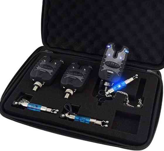 Набір для риболовлі Hirisi: 3 сигналізатори та 3 свингери Київ