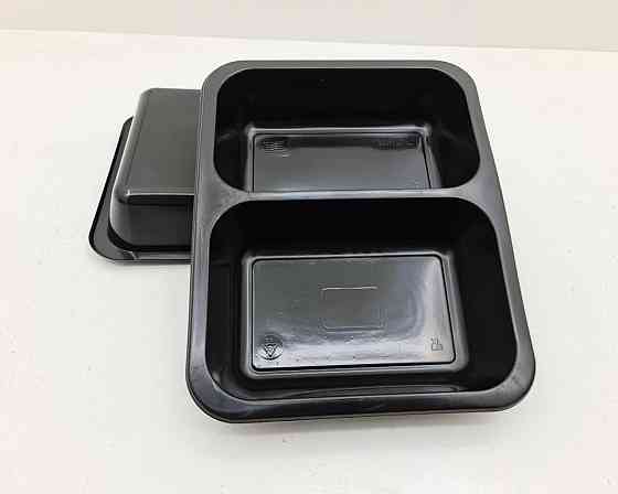 Ланч бокс полипропиленовый черный T-2   227 х 178 х 40 мм (50 шт) Харьков