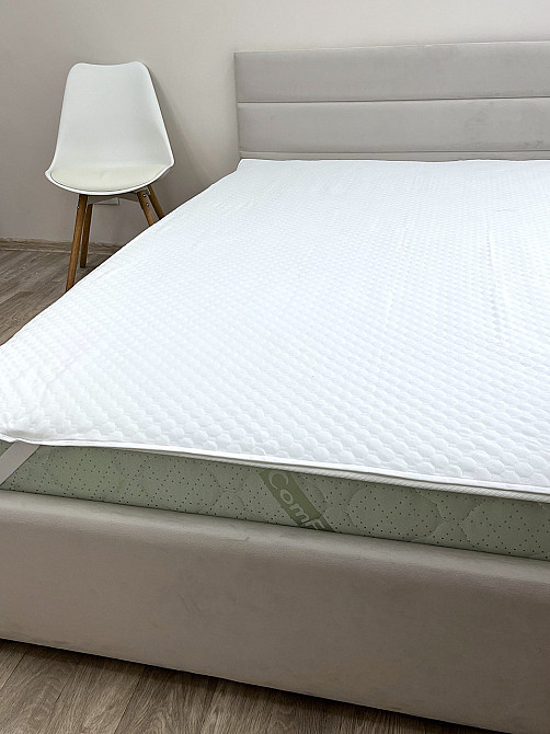 Ecotton Наматрацник Aqua-stop Ecotton Jaсquard 60х120 см водонепроникний жакардовий з резинкою Киев - изображение 5