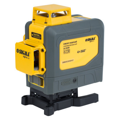 Лазерный нивелир Sigma самовыравнивающийся 16 линий 4x360° (3727251) Винница - изображение 1