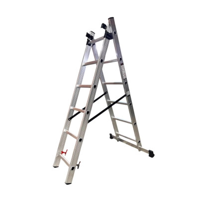 Драбина GTM 3-секції, розкладна, 3*6сх. 1,64-3,26м (KME306) Вінниця - фото 2