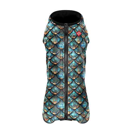 Вітровка для собак WAUDOG Clothes, малюнок "Луска", S40, В 56-59 см, С 37-40 см Київ