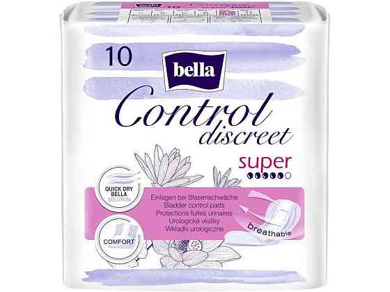 Прокладки урологічні 10шт 5кр CONTROL DISCREET super ТМ BELLA   Solmir Київ