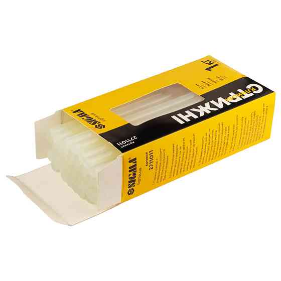 Sigma Стержни клеевые Ø11.2×200мм 1кг (прозрачные) SIGMA (2711011) Киев