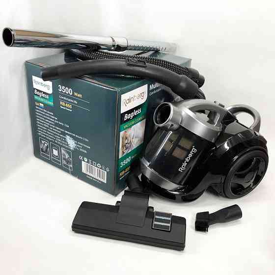Обычный пылесос для дома Rainberg RB-655 3500 W, Циклонный мощный пылесос для уборки SL-38 Ивано-Франковск