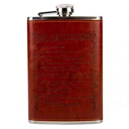 Фляга сувенірна 10 заповідей 270 мл Вінниця