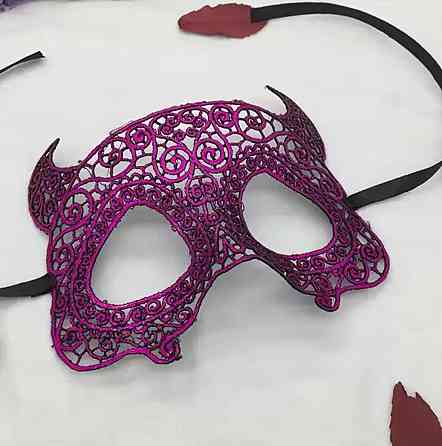 Маскарадна маска святкова one size рожевий Київ
