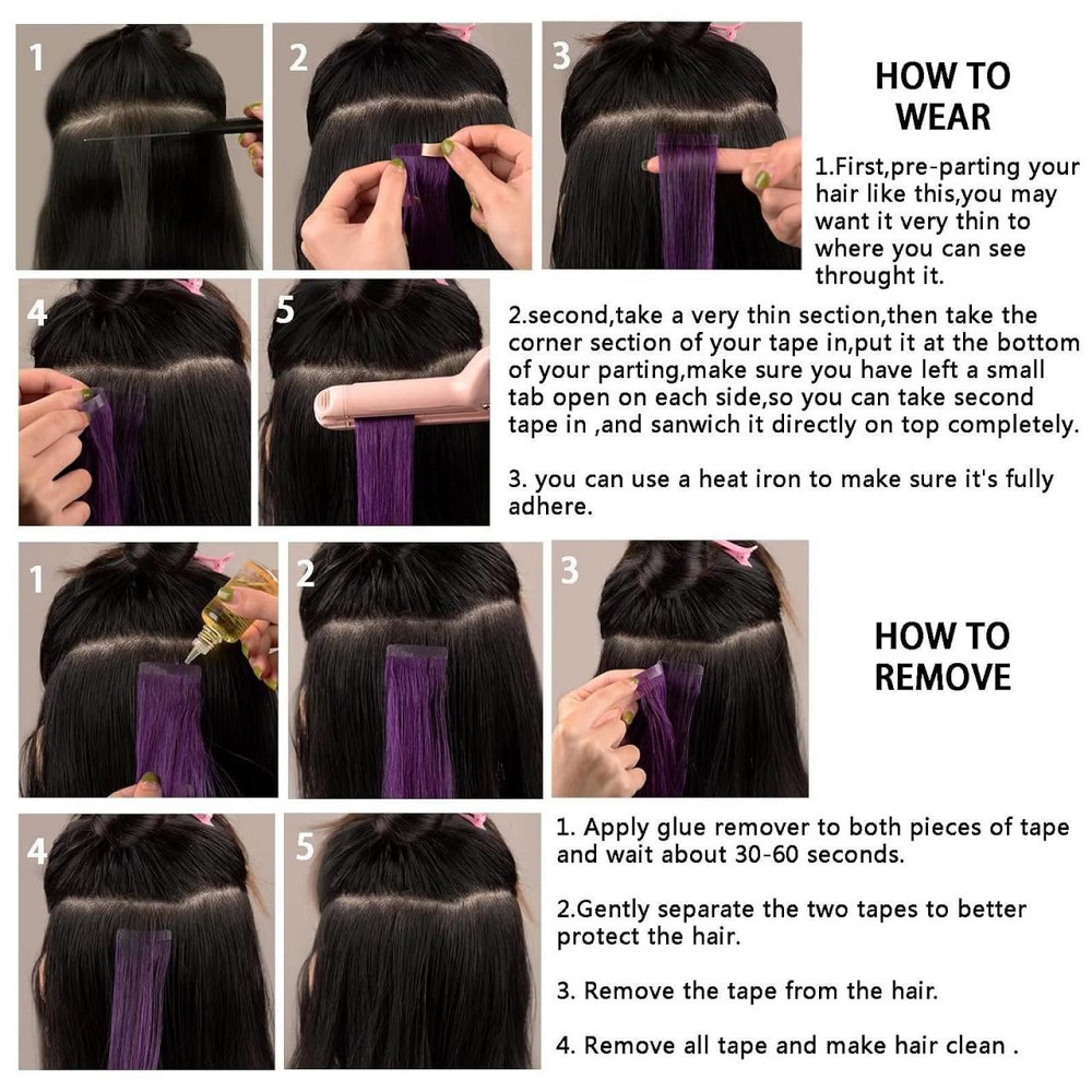 Накладні пасма натурального волосся Tape-In 50 см 50 г, Стрічкове нарощування, червоно-каштанові, 20 штук HotLulana Київ - фото 8