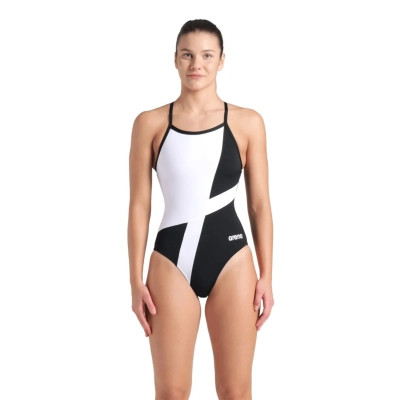 Купальник Arena Diamond Swimsuit Lightdrop Bac 007757-510 чорний, білий 38 (3468337387787) Вінниця - фото 1