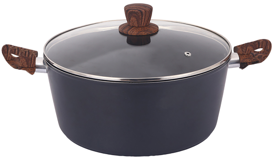 Кастрюля Bravo Chef классическая 20 см (2.6 л) с крышкой (6917687) Киев