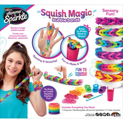 Набор для творчества Cra-Z-Art Squish Magic Bubble Bands изготовление браслетов (17343CRA) Винница - изображение 3