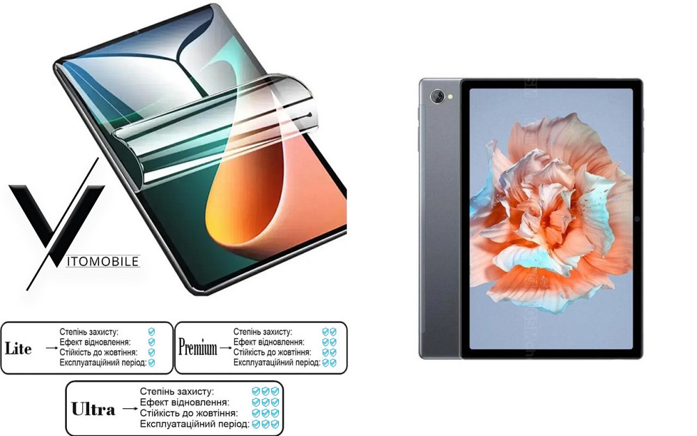 Полиуретановая пленка HyperClear Guard для Blackview Tab 15, Tab 15 Pro Киев - изображение 1
