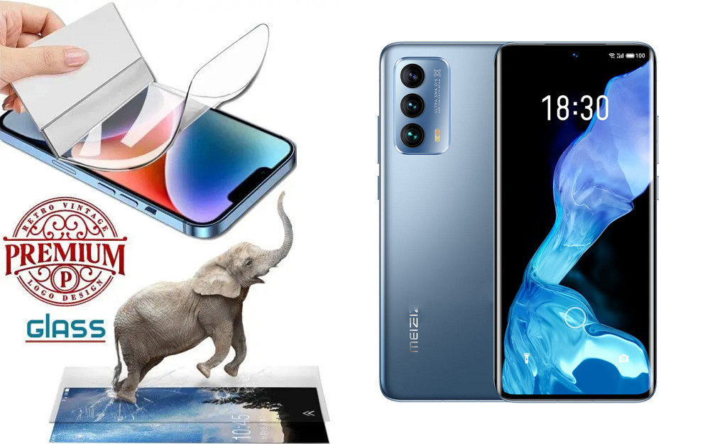Полиуретановая пленка Meizu 18, Meizu 18 Pro, Premium, толщина 0,2 мм Киев - изображение 1