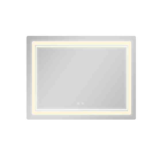 Дзеркало Qtap Cardinal (CA2) 1000х800 з LED-підсвіткою Touch, з антизапотіванням, з димером, темп. кольору (3000-6500K) Київ