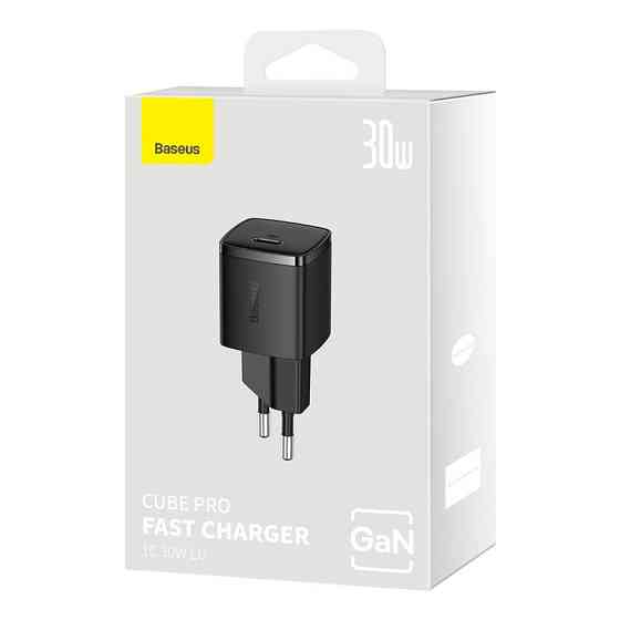 Сетевое зарядное устройство Baseus Cube Pro Fast Charger 1C 30W EU Black Одесса