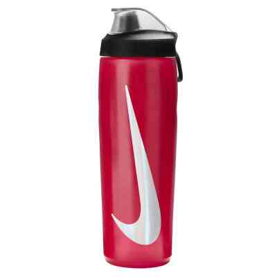 Бутылка для воды Nike Refuel Bottle Locking Lid 24 OZ червоний, чорний, сріблястий 709 мл N.100.7668.640.24 (887791745484) Винница