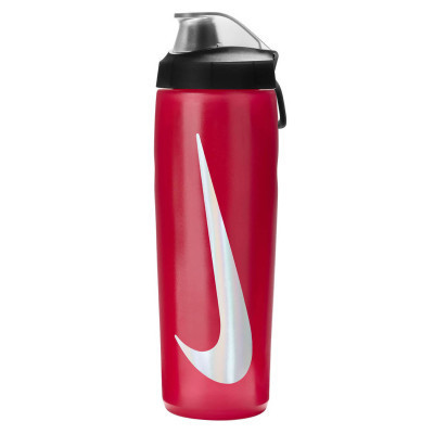 Пляшка для води Nike Refuel Bottle Locking Lid 24 OZ червоний, чорний, сріблястий 709 мл N.100.7668.640.24 (887791745484) Вінниця - фото 1
