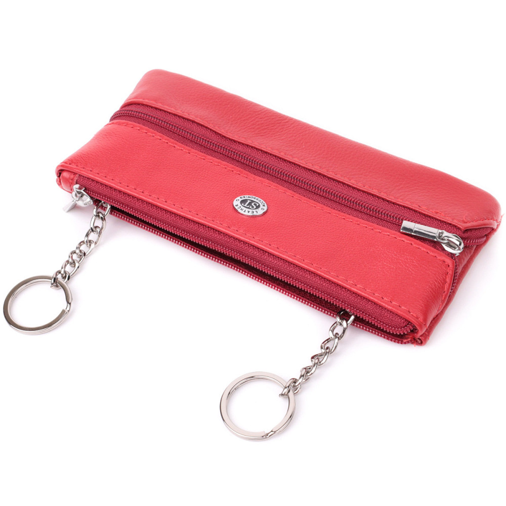 Оригинальная ключница из натуральной кожи ST Leather 22509 Красный Киев - изображение 5
