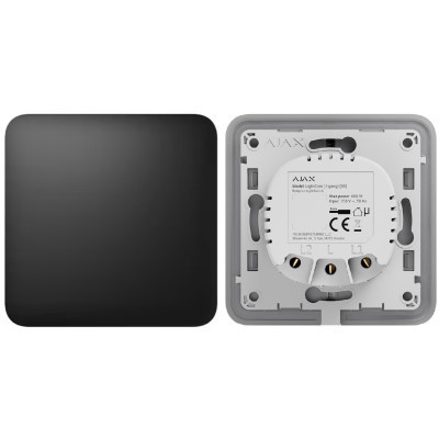 Умный выключатель Ajax LightSwitch 1-gang чорна Винница - изображение 4