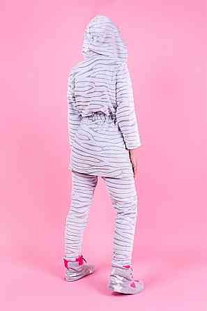 Домашня жіноча піжама — комплект "Шиншила", топ Крохатушка- Одяг Київ