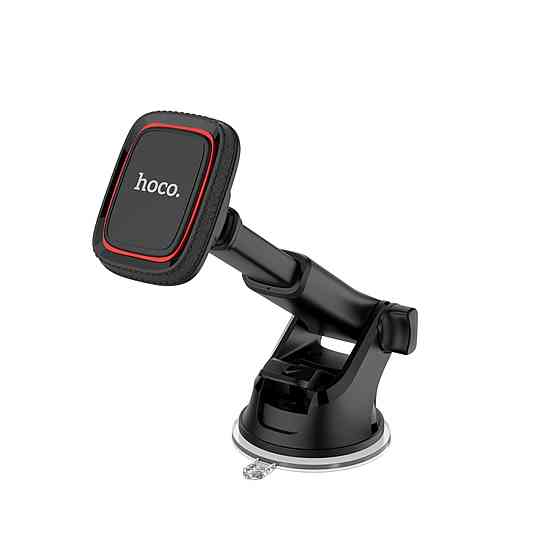 Тримач для мобільного HOCO CA42 Cool Journey in-car dashboard holder with stretch rod Black/Red Київ