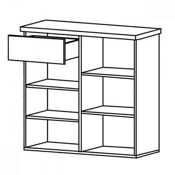 Комод 2Д1Ш Лора Львов