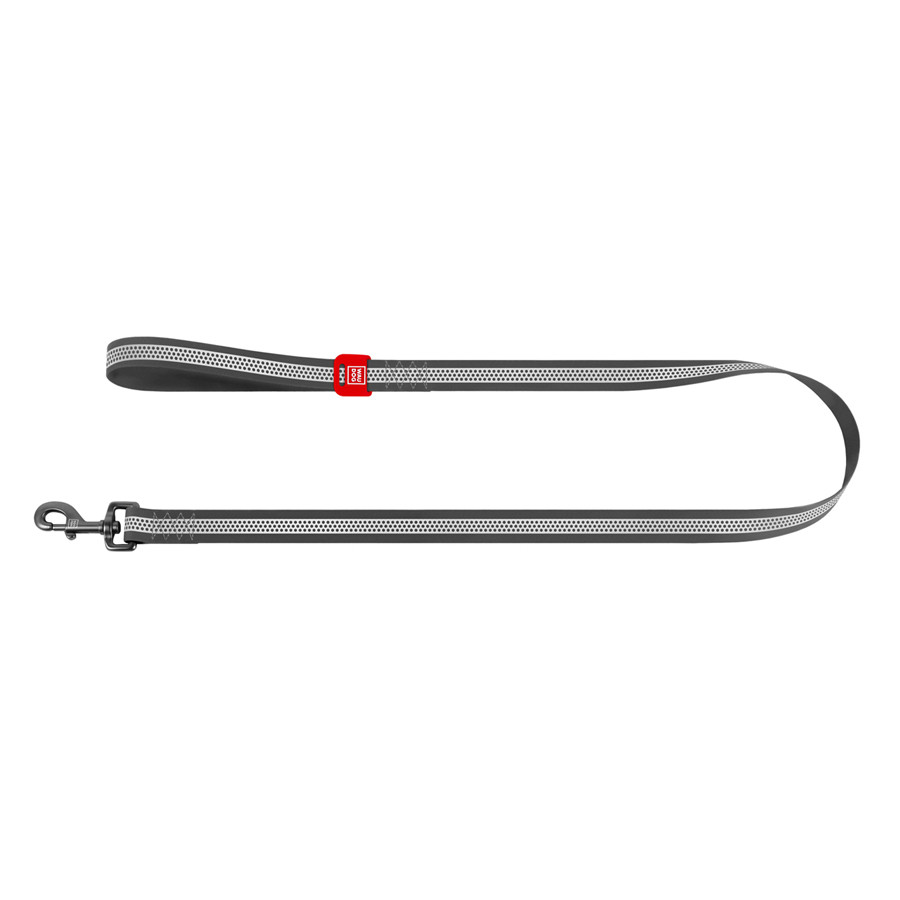 Повідець для собак водостійкий WAUDOG Waterproof, світловідбиваючий, S, Ш 15мм, Д 305 см сірий Коломыя - изображение 2