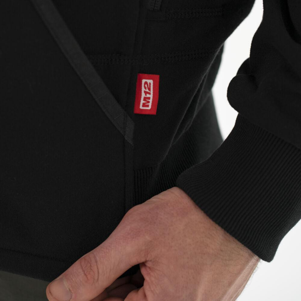 Толстовка з підігрівом з капюшоном MILWAUKEE M12 HHBL4-0 (XL). чорна (розмір XL) Одеса - фото 6