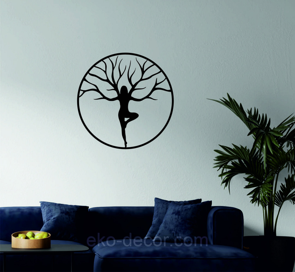 Декоративное настенное 3D Панно «ЙОГА» Декор на стену с объемом Киев - изображение 2