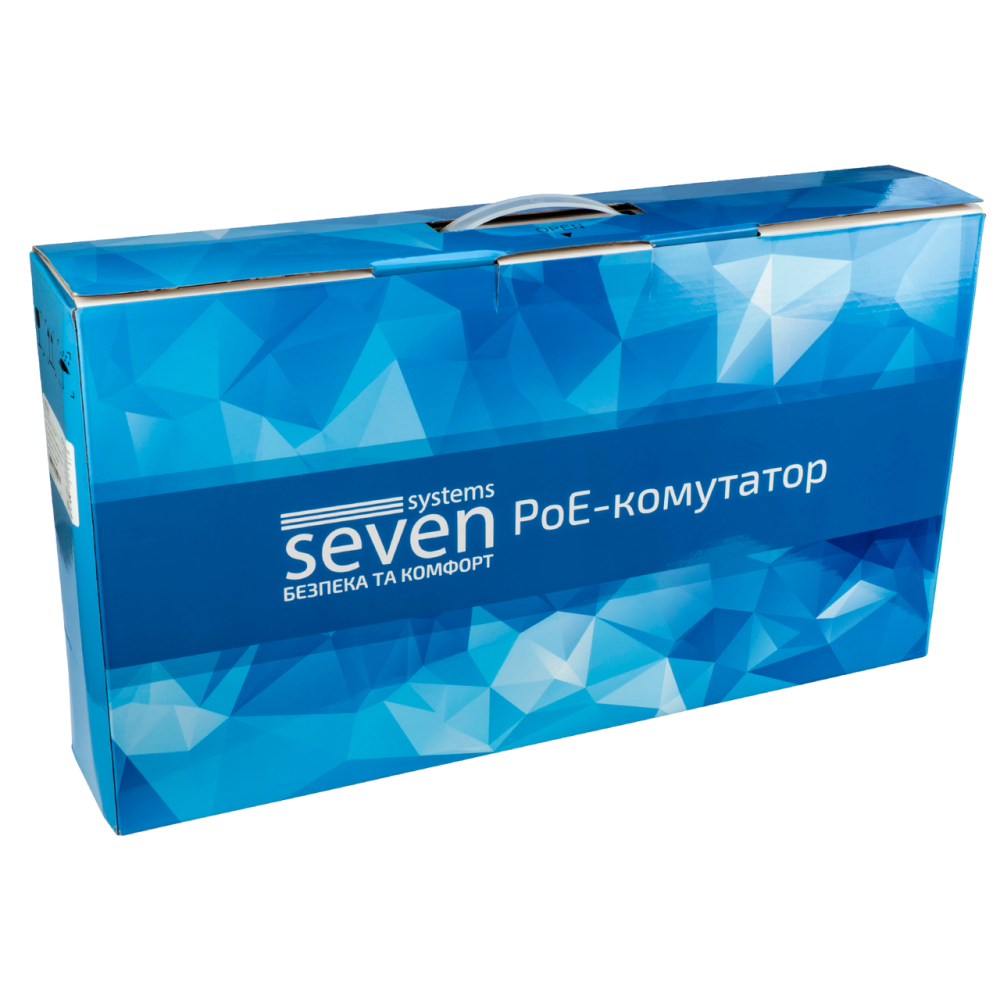 PoE комутатор 24 порти SEVEN P-73224G-2SFP (POE: 24, UP: 2 Combo G / SFP) Київ - фото 8