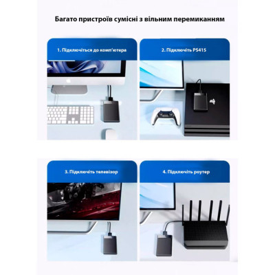 Карман внешний Dynamode 2.5" SATA/SSD HDD USB3.0 (DM-CAD-25320) Винница - изображение 7