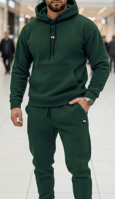 Теплий чоловічий костюм з капюшоном Одеса - фото 2