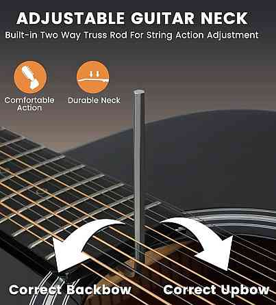 Гітара електро-акустична 12-тиструнна Fesley FDET280 (комплект) Харків