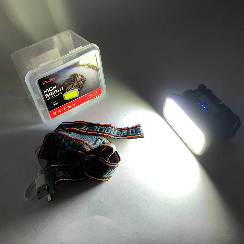 Фонарик налобник, Фонарь налобный для рыбалки Police, Мощный фонарик светодиодный на голову RU-32 Львов - изображение 8