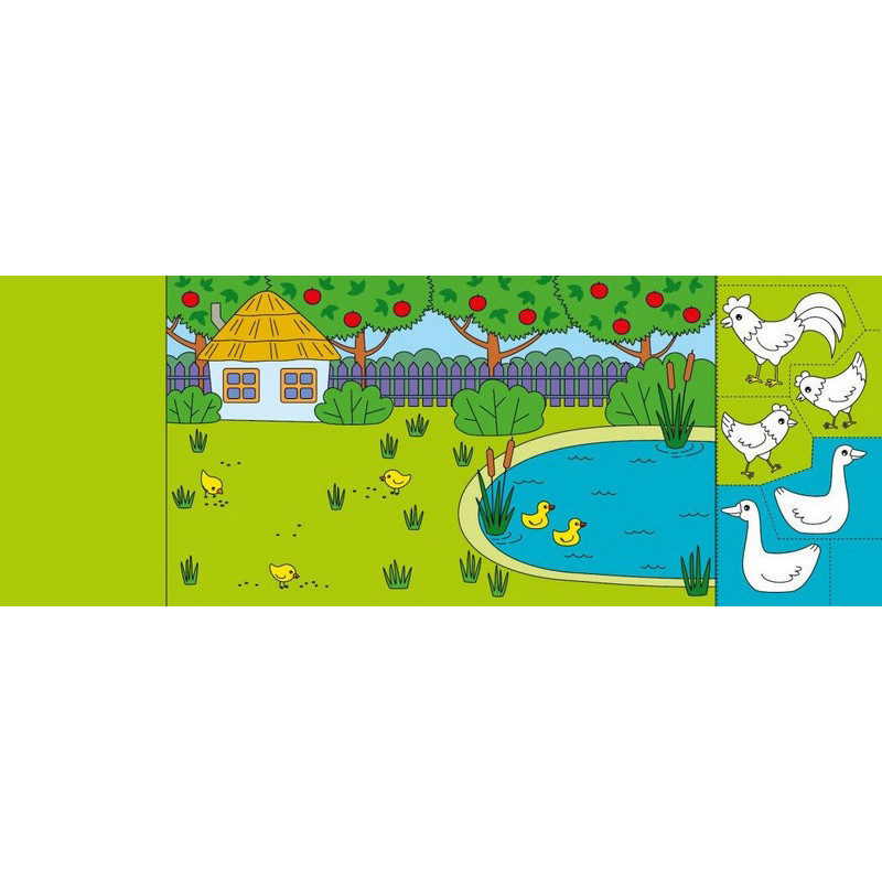 Дитяча книжечка-розмальовка "Хто пасеться на лузі?" 1364006 Вінниця - фото 3