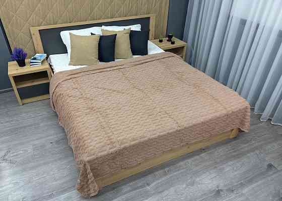 Плед-покривало 200х230 см (+-5см) Бежевий (87-240) Київ