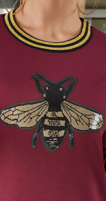 Свободное платье с аппликацией (42) Киев - изображение 3