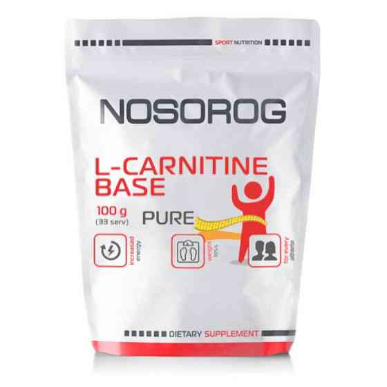 L-карнитин Nosorog Nutrition L-carnitine Base 100 грамм Луцк